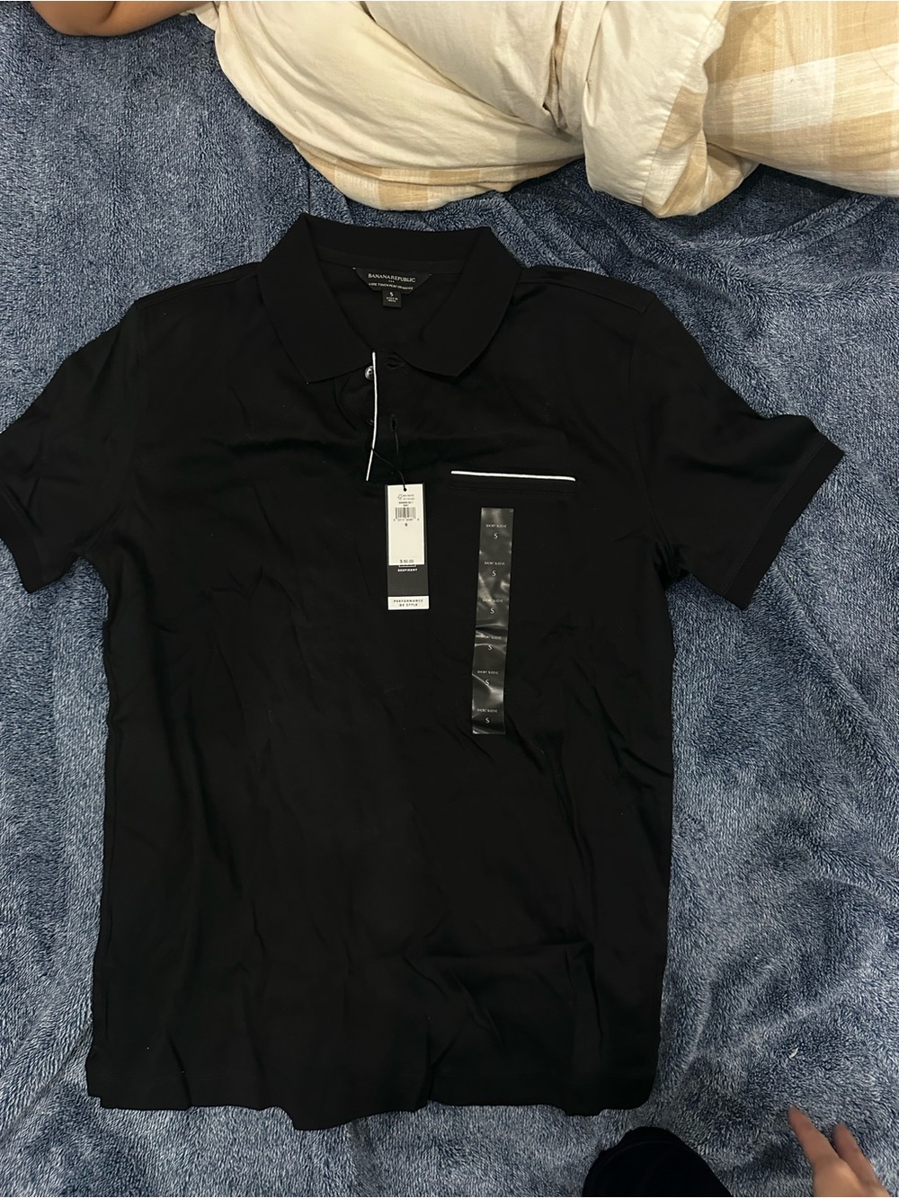 Banana Republic Men’s Black Polo Shirt